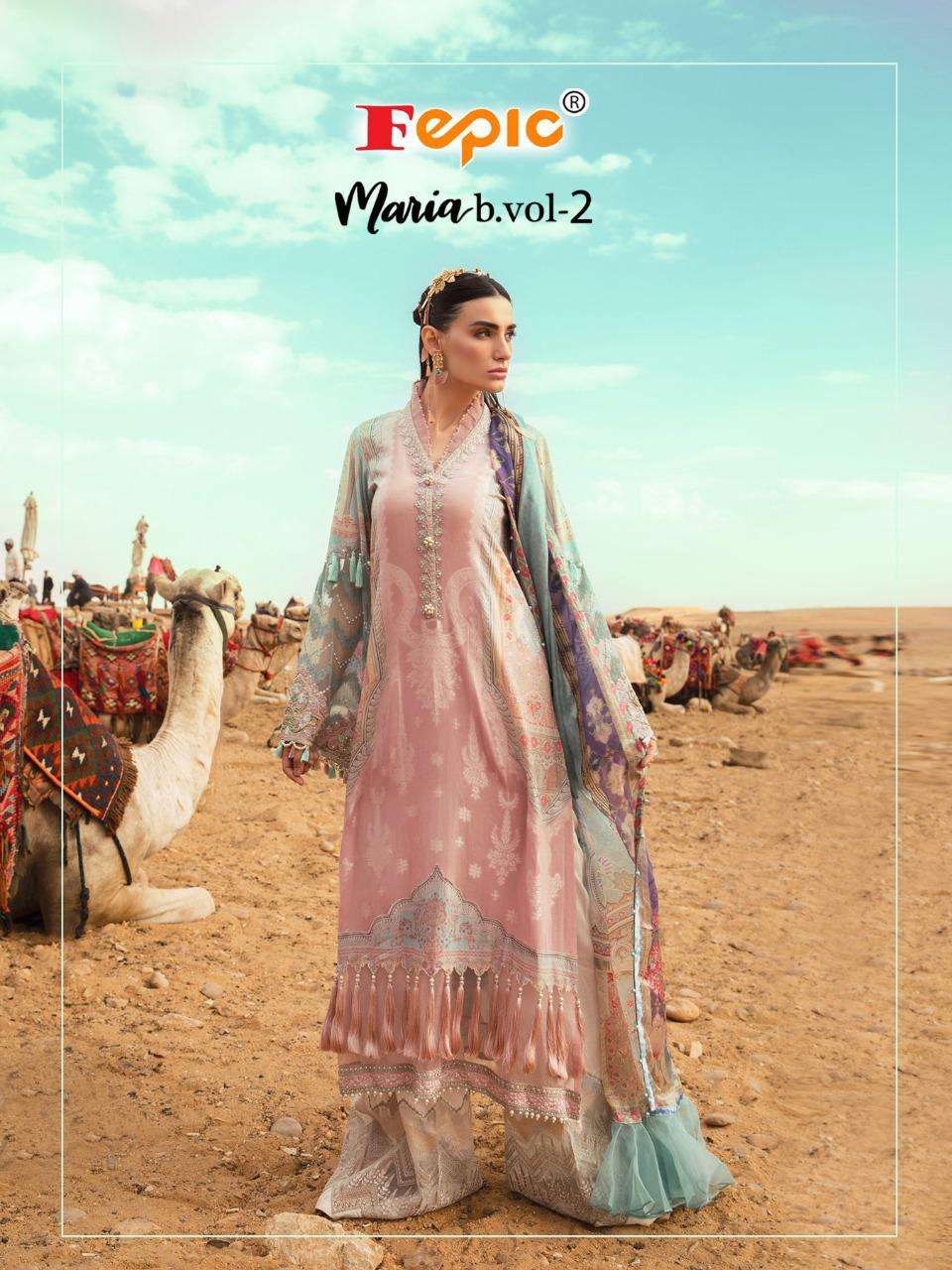 Buy Rosemeen Maria B Lawn Vol 2 Fepic Pakistan Style Online Wholesale Salwar Suit